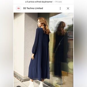 Aritzia Wilfred Daydreamer Midi Dress